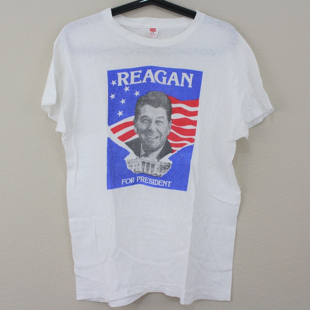 VTG Ronald Reagan Single Stitch T-Shirt D409 - Picture 1 of 6